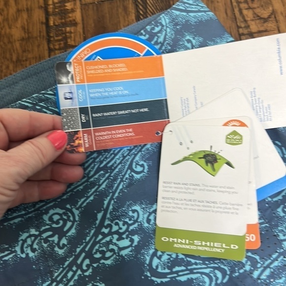 NWT Columbia Drainmaker Swim Board Shorts Aqua Windy Waters Print size 6 - Picture 7 of 16